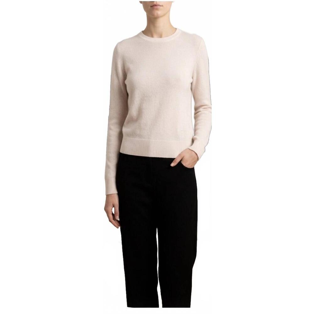 NEW FORTE FORTE women's cashmere wool sweater in brushed cream